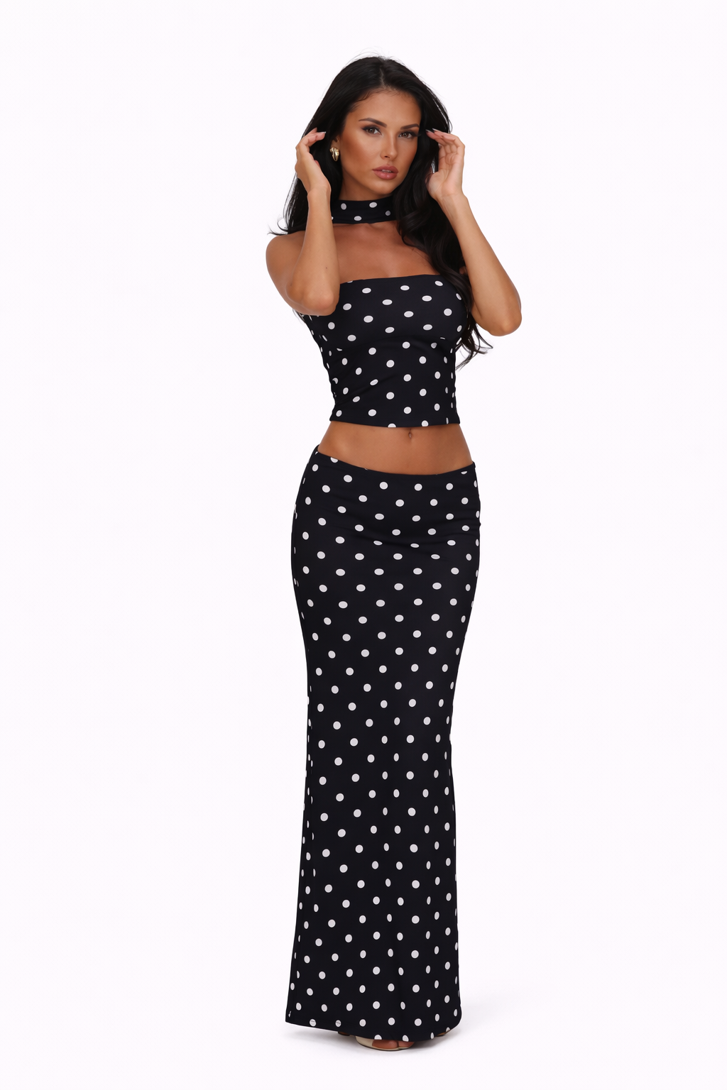 Ensemble Dolce Pois Noir & Blanc